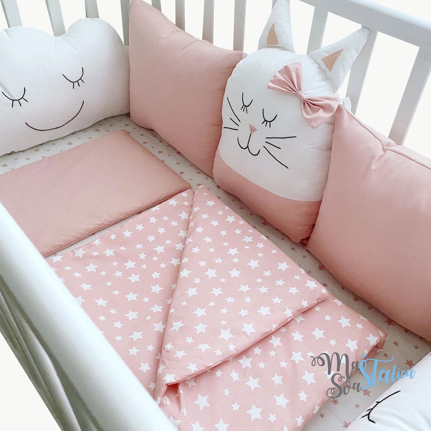 Ogradica i posteljina za krevetac